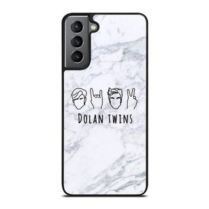 DOLAN TWINS MARBLE LOGO Samsung Galaxy S21 Plus Case Cover
