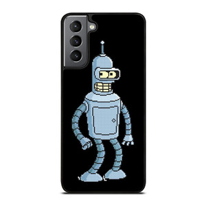 FUTURAMA BENDER 8BIT Samsung Galaxy S21 Plus Case Cover FUTURAMA BENDER 8BIT Samsung Galaxy S21 Plus Case Cover