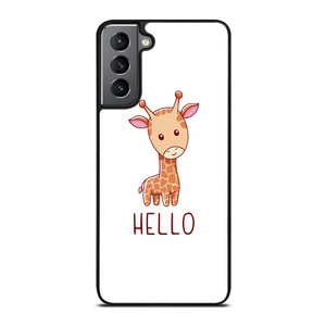 GIRAFFE HELLO Samsung Galaxy S21 Plus Case Cover GIRAFFE HELLO Samsung Galaxy S21 Plus Case Cover