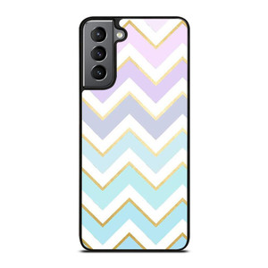 OMBRE PASTEL CHEVRON PATTERN Samsung Galaxy S21 Plus Case Cover