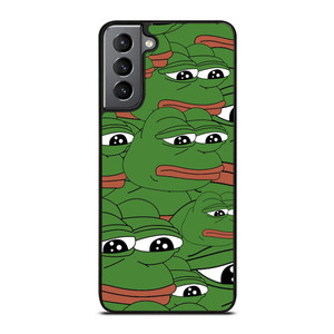 PEPE THE SMUG FROG PATTERN Samsung Galaxy S21 Plus Case Cover