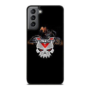 VICTORY MOTORCYCLES SKULL Samsung Galaxy S21 Plus Case Cover