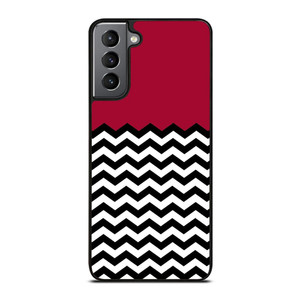 COLOR BLOCK DARK RED CHEVRON Samsung Galaxy S21 Plus Case Cover COLOR BLOCK DARK RED CHEVRON Samsung Galaxy S21 Plus Case Cover