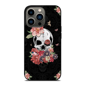 FLORAL SKULL iPhone 13 Pro Case Cover FLORAL SKULL iPhone 13 Pro Case Cover