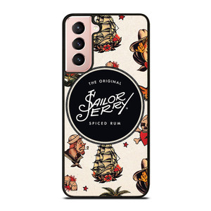 SAILOR JERRY PATTERN Samsung Galaxy S21 Case Cover SAILOR JERRY PATTERN Samsung Galaxy S21 Case Cover