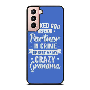 PARTNER IN CRIME GRANDMA 2 Samsung Galaxy S21 Case Cover PARTNER IN CRIME GRANDMA 2 Samsung Galaxy S21 Case Cover