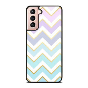 OMBRE PASTEL CHEVRON PATTERN Samsung Galaxy S21 Case Cover