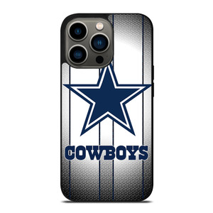 DALLAS COWBOYS SILVER METAL iPhone 13 Pro Case Cover