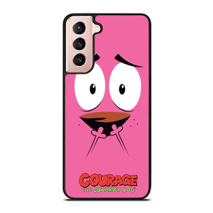 COURAGE THE COWARDLY DOG FACE Samsung Galaxy S21 Case Cover