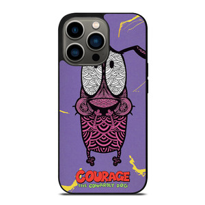 COURAGE THE COWARDLY DOG FEAR iPhone 13 Pro Case Cover COURAGE THE COWARDLY DOG FEAR iPhone 13 Pro Case Cover