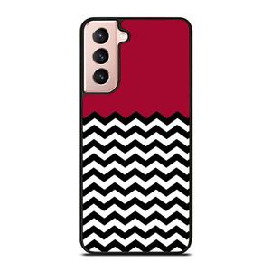 COLOR BLOCK DARK RED CHEVRON Samsung Galaxy S21 Case Cover COLOR BLOCK DARK RED CHEVRON Samsung Galaxy S21 Case Cover
