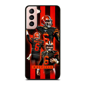 CLEVELAND BROWNS BAKER MAYFIELD 6 Samsung Galaxy S21 Case Cover CLEVELAND BROWNS BAKER MAYFIELD 6 Samsung Galaxy S21 Case Cover