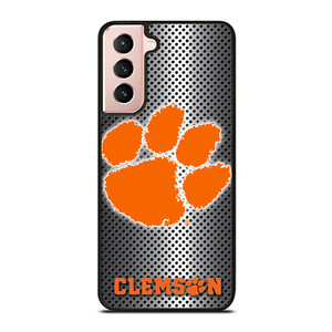 CLEMSON TIGERS METAL Samsung Galaxy S21 Case Cover