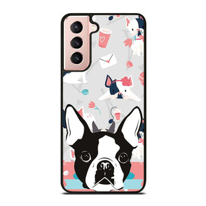 BOSTON TERRIER DOG 3 Samsung Galaxy S21 Case Cover BOSTON TERRIER DOG 3 Samsung Galaxy S21 Case Cover