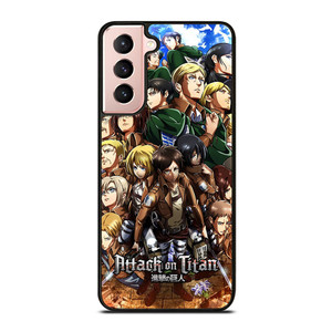 ATTACK ON TITAN CHARACTER Samsung Galaxy S21 Case Cover