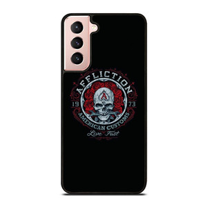 AFFLICTION SKULL ROSE Samsung Galaxy S21 Case Cover AFFLICTION SKULL ROSE Samsung Galaxy S21 Case Cover