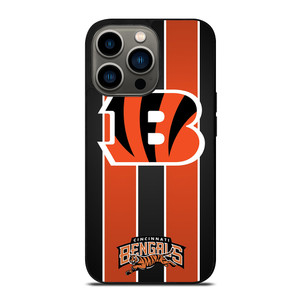 CINCINNATI BENGALS STRIPE iPhone 13 Pro Case Cover CINCINNATI BENGALS STRIPE iPhone 13 Pro Case Cover