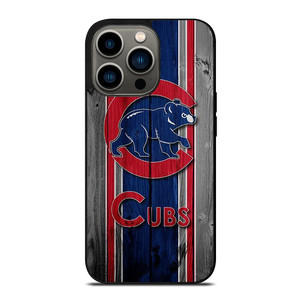 CHICAGO CUBS WOODEN LOGO iPhone 13 Pro Case Cover