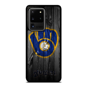 MILWAUKEE BREWERS WOODEN Samsung Galaxy S20 Ultra Case Cover MILWAUKEE BREWERS WOODEN Samsung Galaxy S20 Ultra Case Cover
