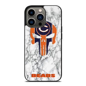 CHICAGO BEARS PUNISHER SKULL iPhone 13 Pro Case Cover