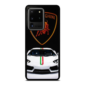 LAMBORGHINI WHITE CAR Samsung Galaxy S20 Ultra Case Cover