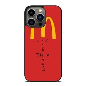 CACTUS JACK TRAVIS SCOTT MCDONALD'S LOGO iPhone 13 Pro Case Cover