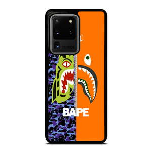 BAPE CAMO SHARK ZIPPER Samsung Galaxy S20 Ultra Case Cover BAPE CAMO SHARK ZIPPER Samsung Galaxy S20 Ultra Case Cover