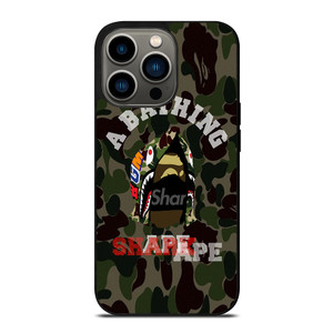 BAPE SHARK CAMO iPhone 13 Pro Case Cover