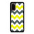 CHEVRON PATTERN YELLOW AND GREY Samsung Galaxy S20 Case Cover CHEVRON PATTERN YELLOW AND GREY Samsung Galaxy S20 Case Cover