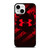 UNDER ARMOUR RED iPhone 13 Case Cover UNDER ARMOUR RED iPhone 13 Case Cover