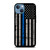 THIN BLUE LINE USA iPhone 13 Case Cover