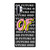 ODD FUTURE ICON Samsung Galaxy Note 10 Plus Case Cover
