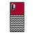 COLOR BLOCK DARK RED CHEVRON Samsung Galaxy Note 10 Plus Case Cover