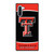 TEXAS TECH RED RAIDERS Samsung Galaxy Note 10 Case Cover