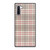 PLAID BROWN 2 Samsung Galaxy Note 10 Case Cover