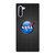 NASA METAL LOGO Samsung Galaxy Note 10 Case Cover