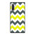 CHEVRON PATTERN YELLOW AND GREY Samsung Galaxy Note 10 Case Cover CHEVRON PATTERN YELLOW AND GREY Samsung Galaxy Note 10 Case Cover