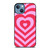 HEARTS PINK iPhone 13 Case Cover