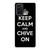 KEEP CALM AND CHIVE ON 3 Samsung Galaxy Note 20 Case Cover