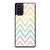 CHEVRON PATTERN RAINBOW COLOR Samsung Galaxy Note 20 Case Cover CHEVRON PATTERN RAINBOW COLOR Samsung Galaxy Note 20 Case Cover