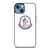 MONCLER LOGO WHITE iPhone 13 Case Cover