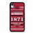 ARKANSAS RAZORBACKS 1871 iPhone XR Case Cover