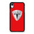 TESLA RED LOGO iPhone XR Case Cover