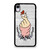WOODEN CUTE HEART FINGER iPhone XR Case Cover