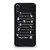 DISNEY LESSONS BLACK MARBLE iPhone XS Max Case Cover