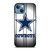 DALLAS COWBOYS SILVER METAL iPhone 13 Case Cover