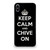 KEEP CALM AND CHIVE ON 3 iPhone XS Max Case Cover