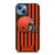 CLEVELAND BROWNS AMERICAN iPhone 13 Case Cover CLEVELAND BROWNS AMERICAN iPhone 13 Case Cover