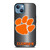 CLEMSON TIGERS METAL iPhone 13 Case Cover