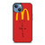 CACTUS JACK TRAVIS SCOTT MCDONALD'S LOGO iPhone 13 Case Cover
